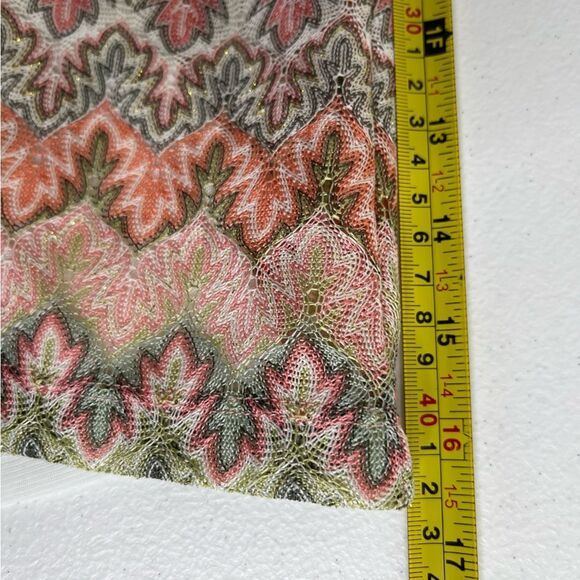 NWT Alfred Dunner Botanical Gardens Chevron Knit Top Necklace Women Size Medium - Picture 10 of 12